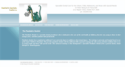 Desktop Screenshot of canberrachildrensdentistry.com